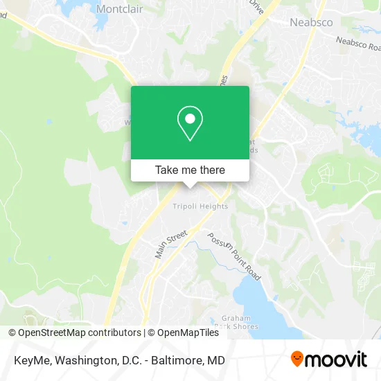 KeyMe map