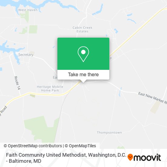 Mapa de Faith Community United Methodist