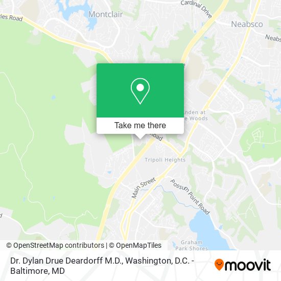 Dr. Dylan Drue Deardorff M.D. map