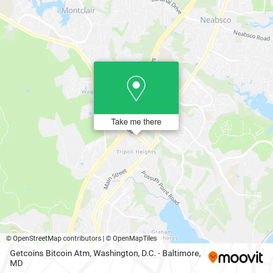 Getcoins Bitcoin Atm map