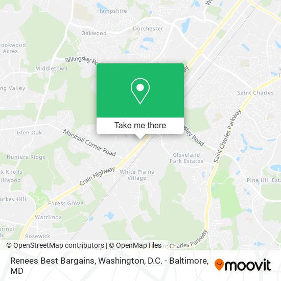Renees Best Bargains map