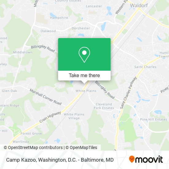 Camp Kazoo map