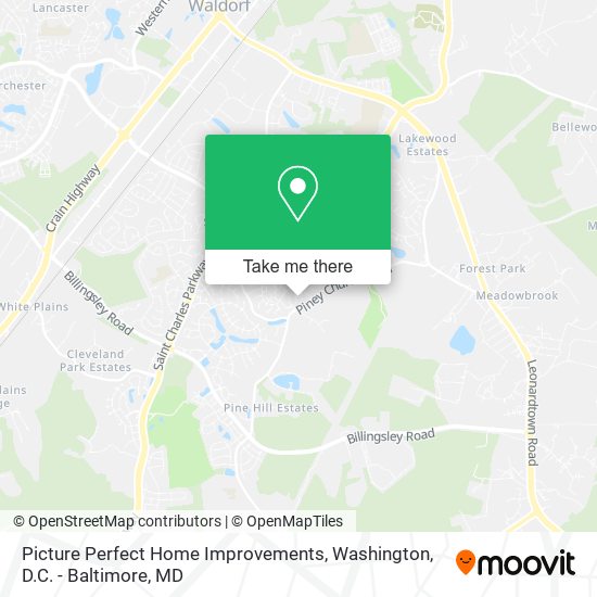 Picture Perfect Home Improvements map