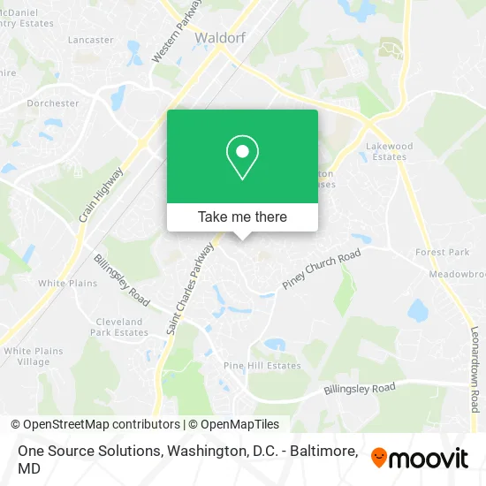 One Source Solutions map