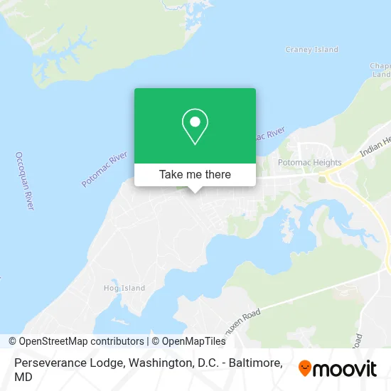 Perseverance Lodge map