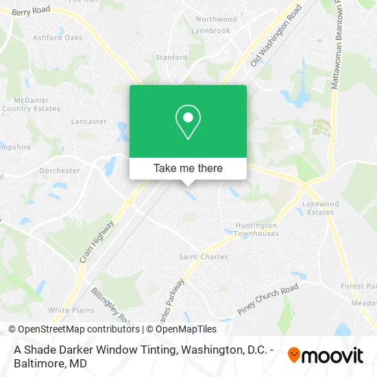 A Shade Darker Window Tinting map