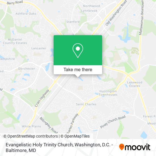 Evangelistic Holy Trinity Church map