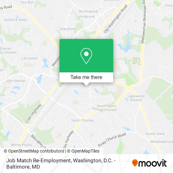 Job Match Re-Employment map