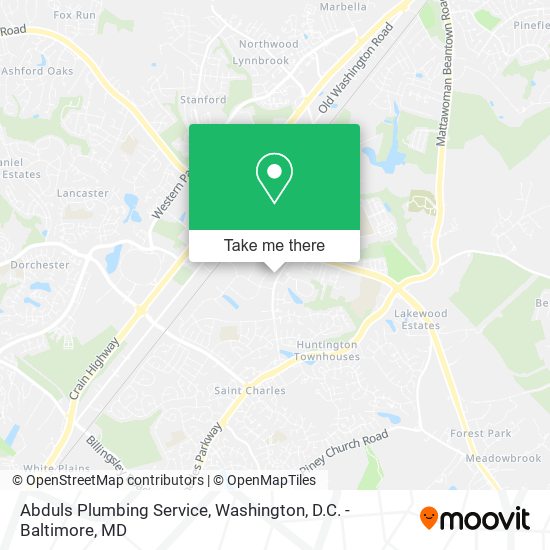 Abduls Plumbing Service map