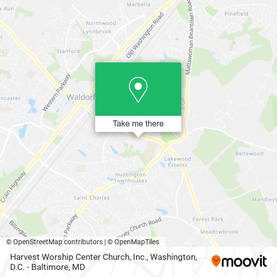 Harvest Worship Center Church, Inc. map