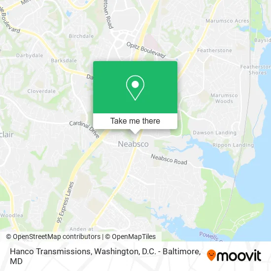 Hanco Transmissions map