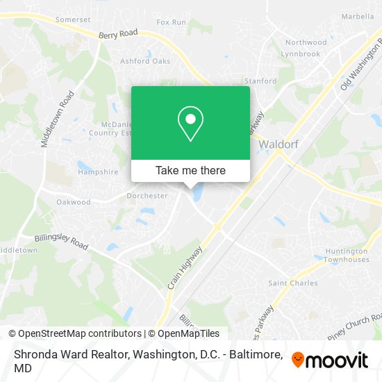 Shronda Ward Realtor map