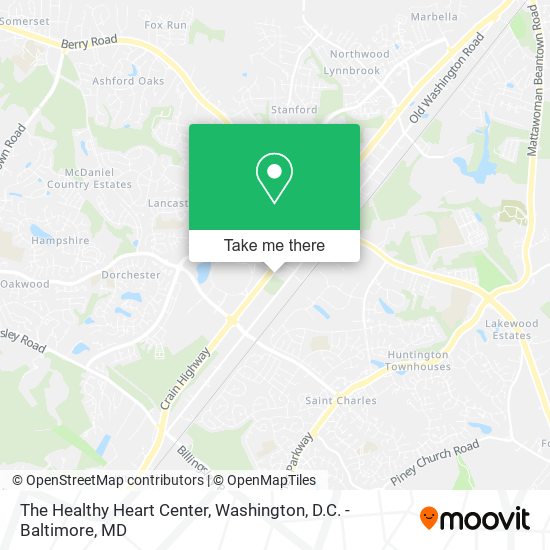 The Healthy Heart Center map