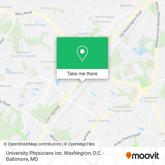 University Physicians Inc map