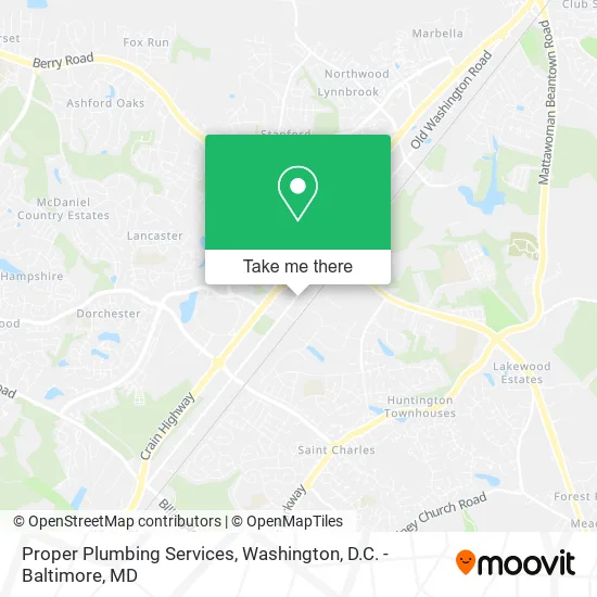 Proper Plumbing Services map