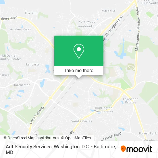 Adt Security Services map