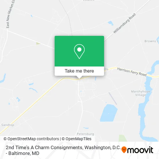 2nd Time's A Charm Consignments map