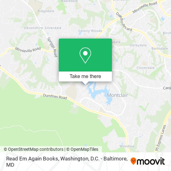 Mapa de Read Em Again Books