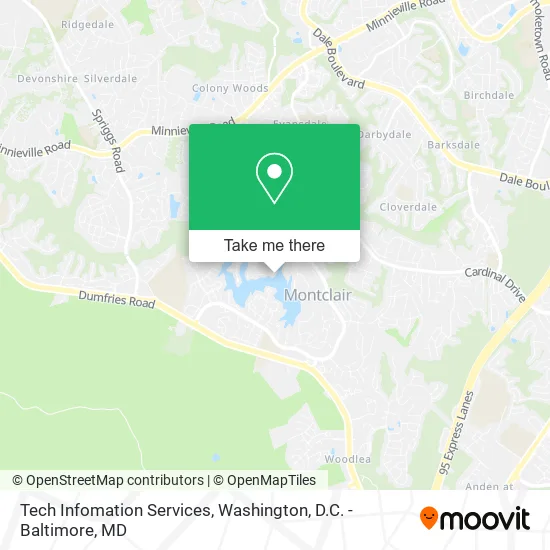 Tech Infomation Services map
