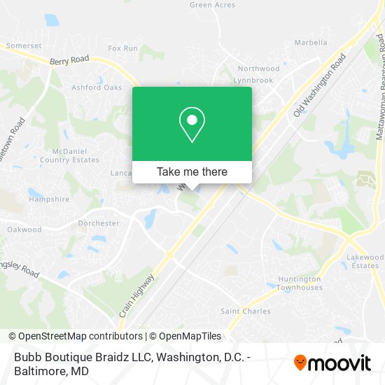 Mapa de Bubb Boutique Braidz LLC
