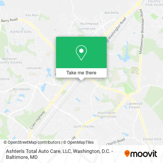 Ashten's Total Auto Care, LLC map