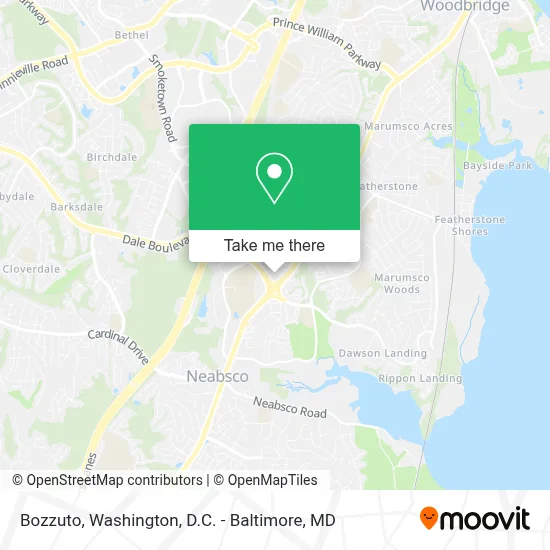 Bozzuto map