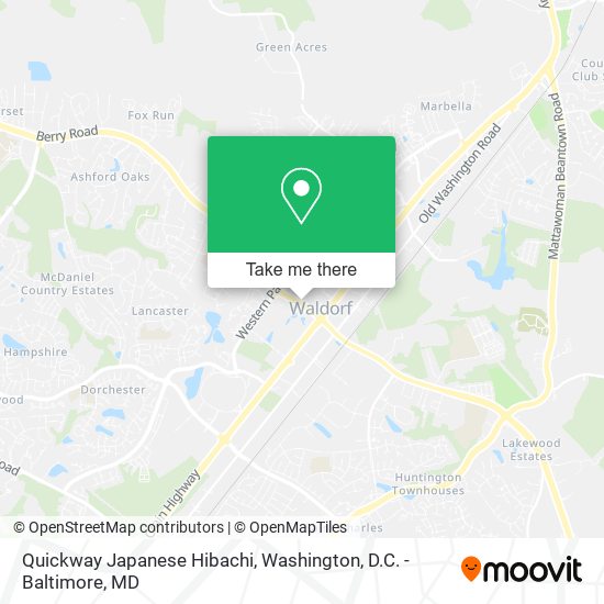 Quickway Japanese Hibachi map