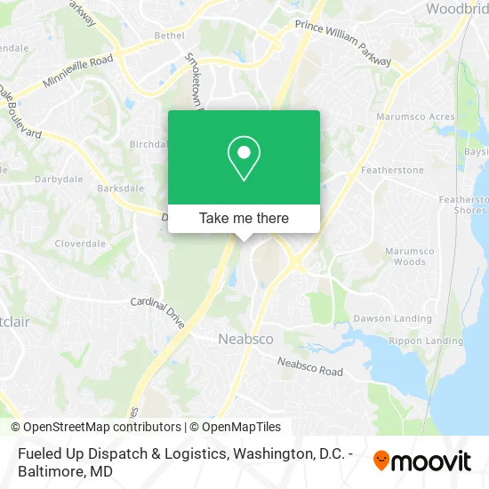 Fueled Up Dispatch & Logistics map