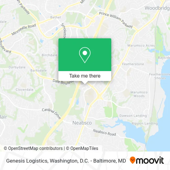 Genesis Logistics map