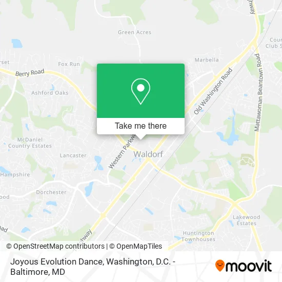 Mapa de Joyous Evolution Dance