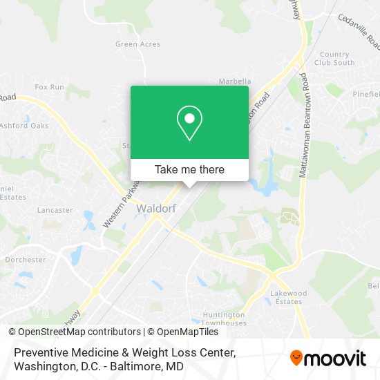 Mapa de Preventive Medicine & Weight Loss Center