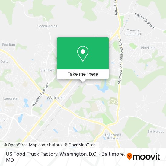 US Food Truck Factory map