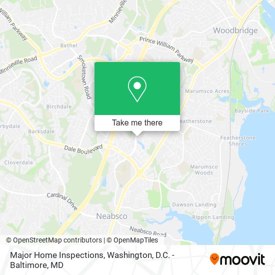 Major Home Inspections map