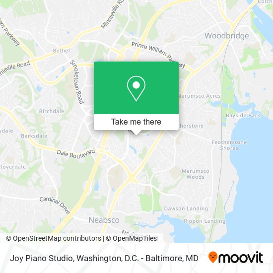 Mapa de Joy Piano Studio