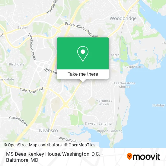 MS Dees Kenkey House map