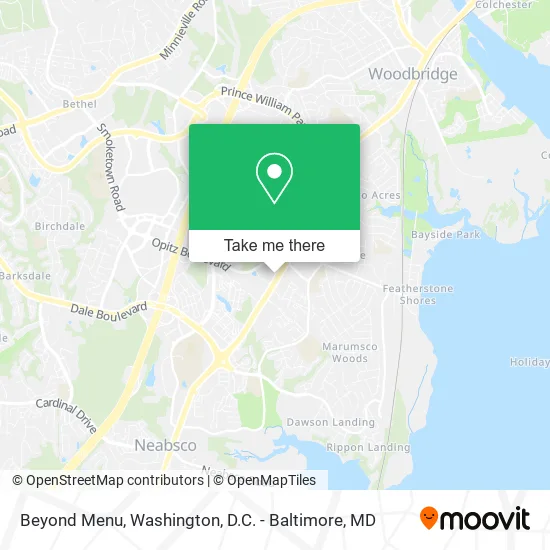 Beyond Menu map