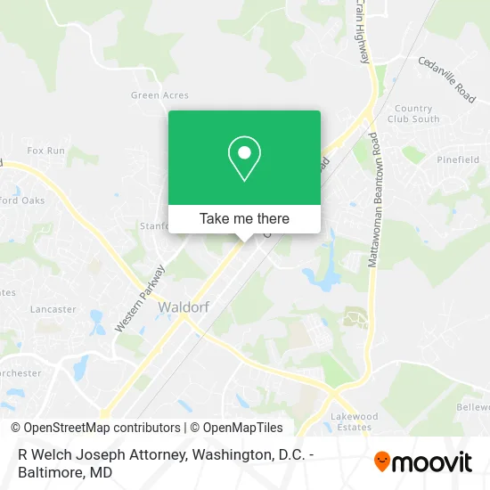 R Welch Joseph Attorney map