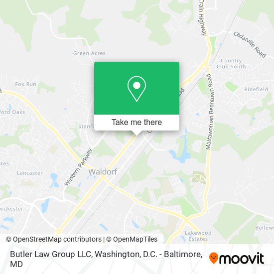 Butler Law Group LLC map