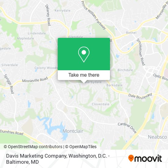 Mapa de Davis Marketing Company