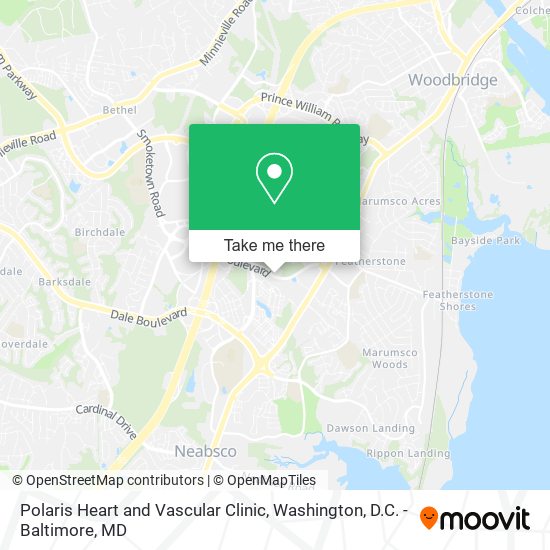 Mapa de Polaris Heart and Vascular Clinic