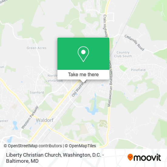 Mapa de Liberty Christian Church