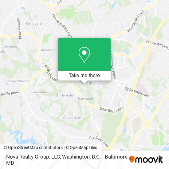 Mapa de Nova Realty Group, LLC