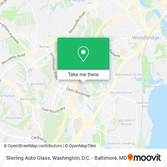 Mapa de Sterling Auto Glass