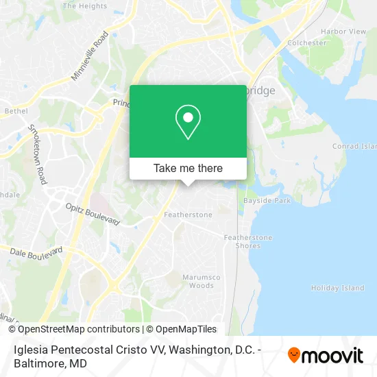 Iglesia Pentecostal Cristo VV map