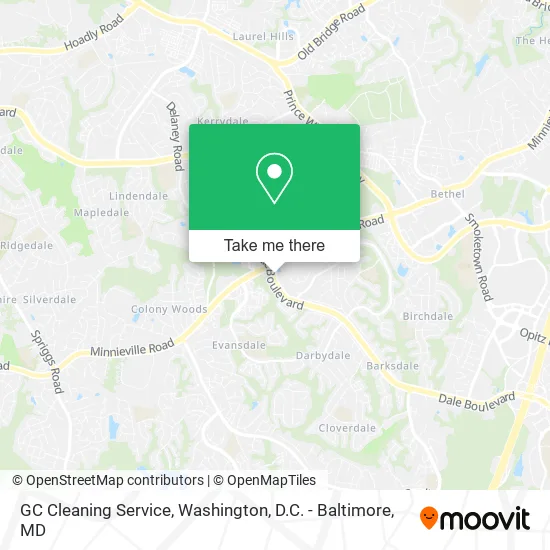 Mapa de GC Cleaning Service