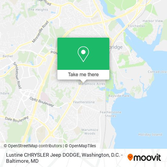 Lustine CHRYSLER Jeep DODGE map