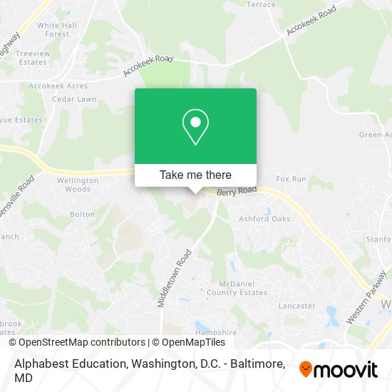 Alphabest Education map