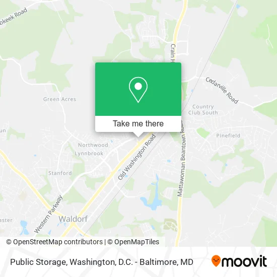Public Storage map