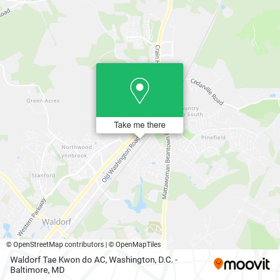 Mapa de Waldorf Tae Kwon do AC