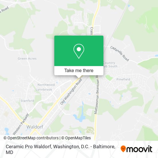 Ceramic Pro Waldorf map